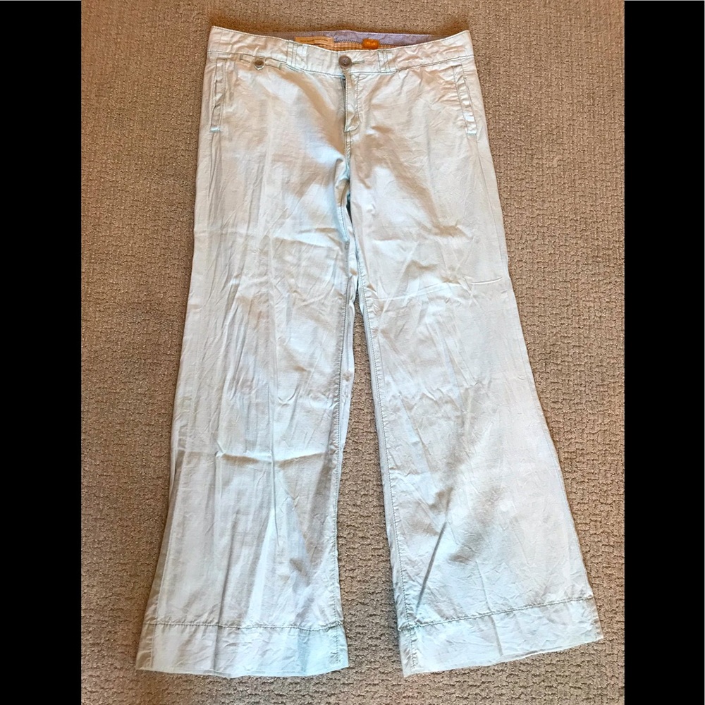 Pilcro & The Letterpress Wideleg Cotton Trouser